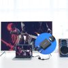 HDMI adaptera adapteris - VGA Micro USB Aux Aux 3,5 mm mini Jack Black