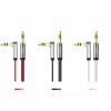 Plakanais kabelis Aux Aux 3,5 mm mini ligzda 5m sudrabs