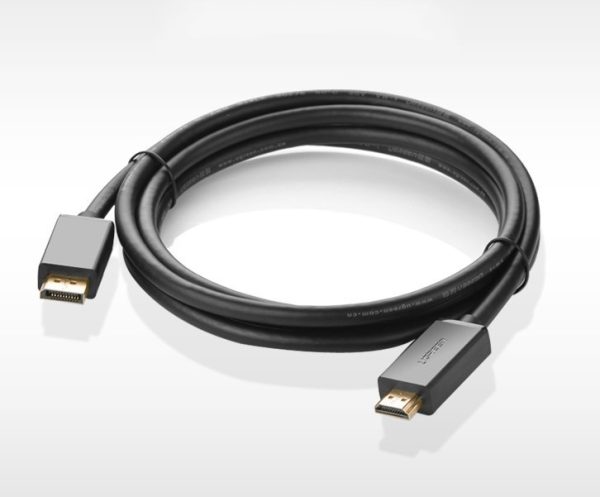 Kabelis One -Way Cable ar DisplayPort uz HDMI 4K 30Hz 32 AWG 2 M Black