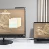 Leņķa kabelis USB-C Power Piegāde 60 W 20V 3A 1M melns un pelēks kabelis