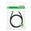 Leņķa kabelis USB-C Power Piegāde 60 W 20V 3A 1M melns un pelēks kabelis