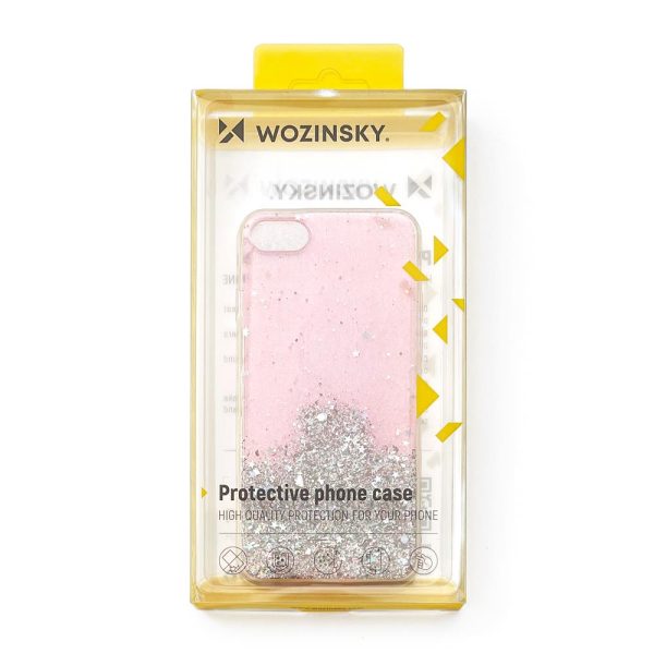 1022964-8-blyszczace-etui-pokrowiec-z-brokatem-samsung-galax-wozinsky-hurtownia-sklep Spīdīgs korpuss ar mirdzošu samsung galaxy m51 zvaigžņu mirdzumu rozā krāsā