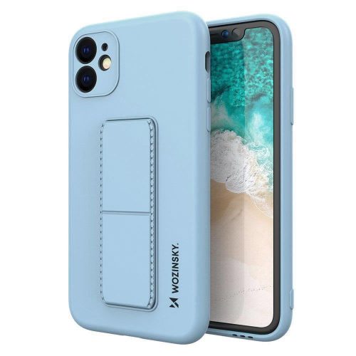 Silikona korpuss ar Samsung Galaxy A32 5G kickstand korpuss spilgti zils korpuss