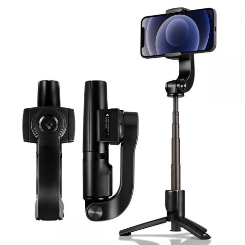 Gimbal Selfie Stick un Spigen S610w Bluetooth Black
