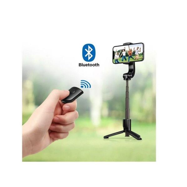 Gimbal Selfie Stick un Spigen S610w Bluetooth Black