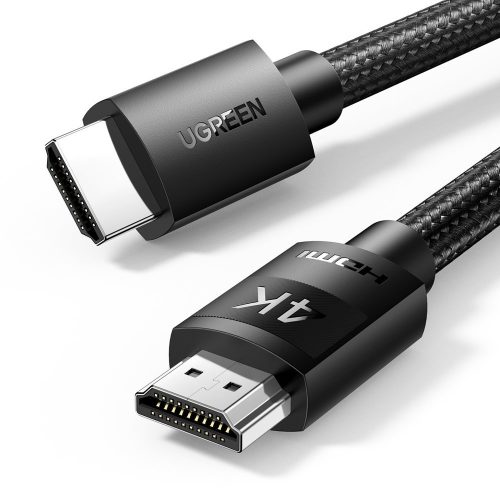 HDMI 2.0 4K Augstas kvalitātes melns kabelis HDMI kabelis