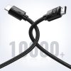 HDMI 2.0 4K Augstas kvalitātes melns kabelis HDMI kabelis