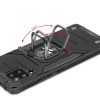 Bruņu korpusa vāks + magnētiskais rokturis Samsung Galaxy A42 5G gredzena bruņas sarkana