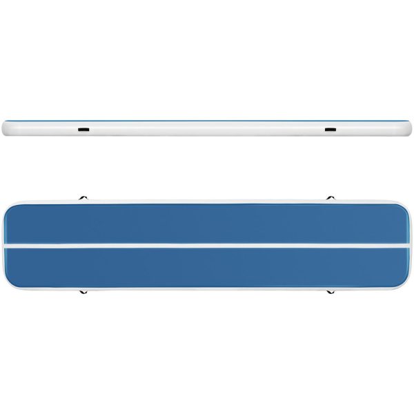 10230110-2 Matrača matrača vingrošanas ceļš piepūšams 500 x 100 x 20 cm zili balts