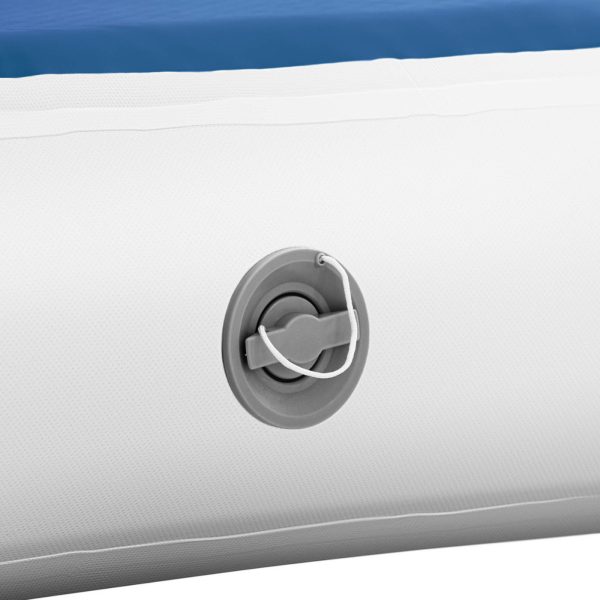 10230110-3 Matrača matrača vingrošanas ceļš piepūšams 500 x 100 x 20 cm zili balts