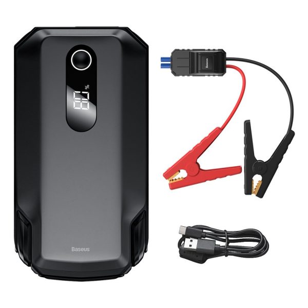 3in1 Booster starter starteris 12V 100A + PowerBank 13000mah + LED lukturīša