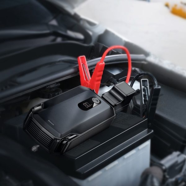 3in1 Booster starter starteris 12V 100A + PowerBank 13000mah + LED lukturīša