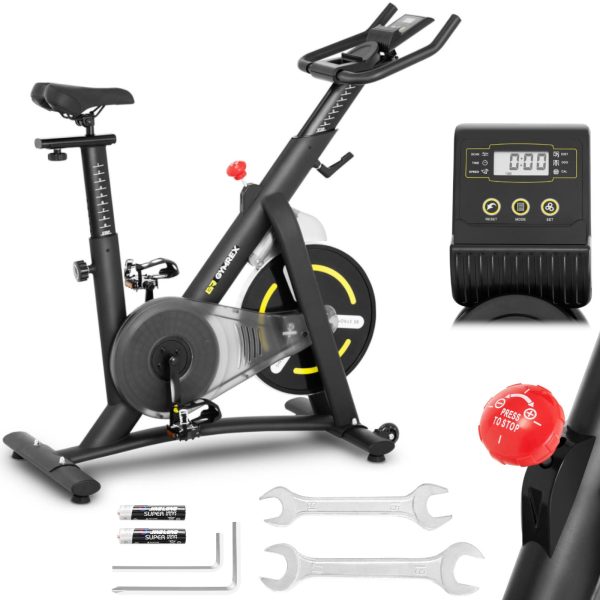 Spinning velosipēdu apmācība ractive 13 kg LCD Gymrex GR-MG13