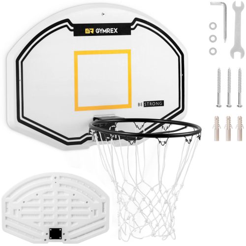 Basketbola groza dēlis ar sienu sienas stiprināšanai 61x91 cm