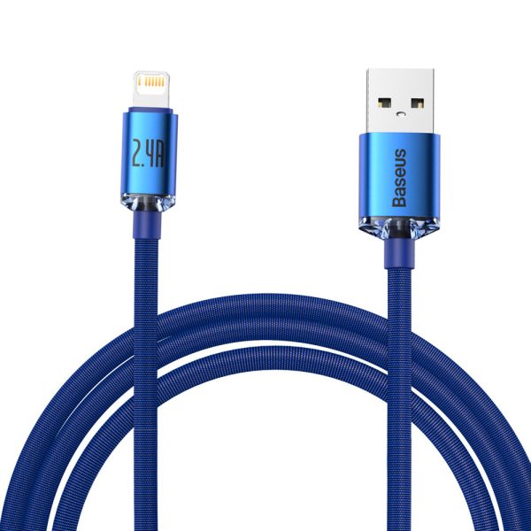 Kabelis iPhone ātrai uzlādēšanai un USB datu pārsūtīšanai - zibens 2