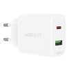 USB-C un USB 20W PPS PD QC 3.0 AFC FCP baltais lādētājs