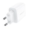 USB-C un USB 20W PPS PD QC 3.0 AFC FCP baltais lādētājs
