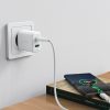 USB-C un USB 20W PPS PD QC 3.0 AFC FCP baltais lādētājs