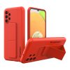 Silikona korpuss ar Samsung Galaxy A13 5G kickstand Case Red Case