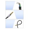 Audio Aux mini ligzda 3,5 mm 2m zilas austiņu adaptera pagarinājuma kabelis
