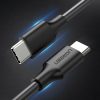 Kabelis USB-C kabelis uzlādēšanai un datu pārsūtīšanai 3A 3M Black