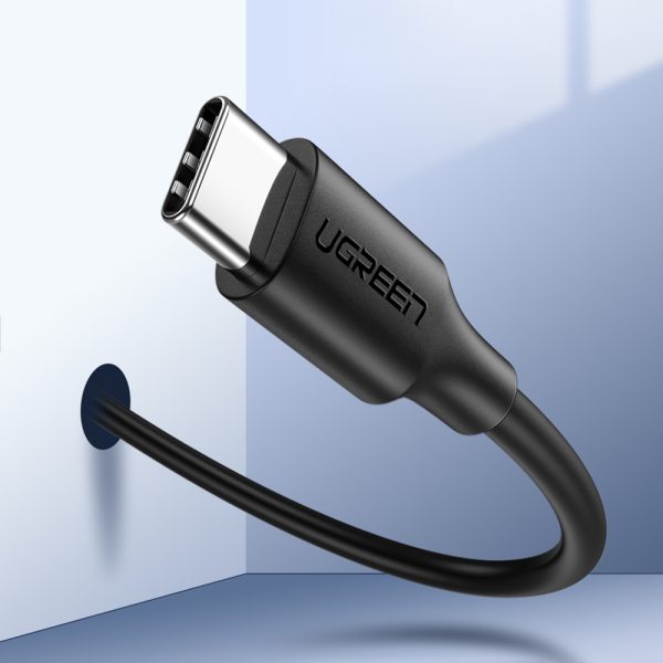 Kabelis USB-C kabelis uzlādēšanai un datu pārsūtīšanai 3A 3M Black