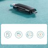 2. adapteris USB-A un USB-C SD un Micro SD melno karšu lasītājs