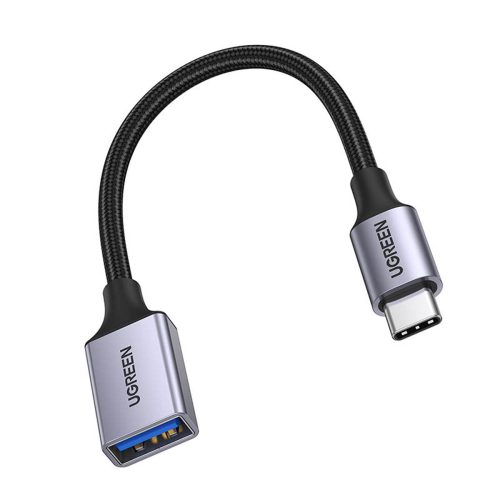USB-C kabeļa adaptera adapteris USB-A 5GB/s 15cm melns
