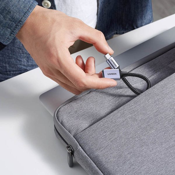 USB-C kabeļa adaptera adapteris USB-A 5GB/s 15cm melns