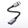 USB-C kabeļa adaptera adapteris USB-A 5GB/s 15cm melns