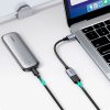 USB-C kabeļa adaptera adapteris USB-A 5GB/s 15cm melns
