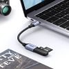 USB-C kabeļa adaptera adapteris USB-A 5GB/s 15cm melns