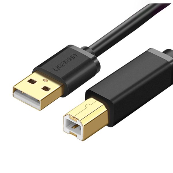 Kabeļa DAP USB-A printera-USB-B 5GB/s 2m melnā krāsā