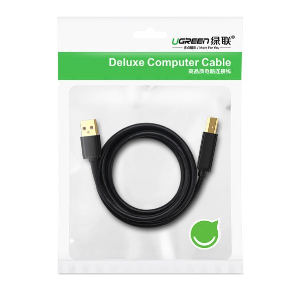 Kabeļa DAP USB-A printera-USB-B 5GB/s 2m melnā krāsā