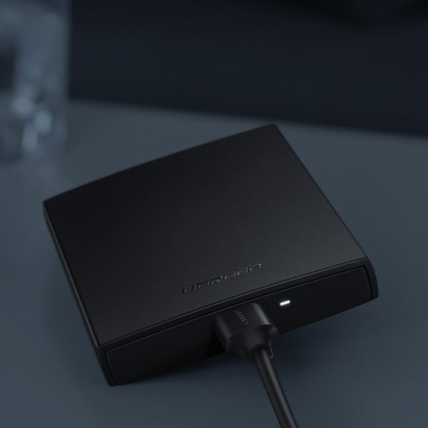 Kabatas apvalks SSD HDD 2.5 '' USB 3.0 SATA melns