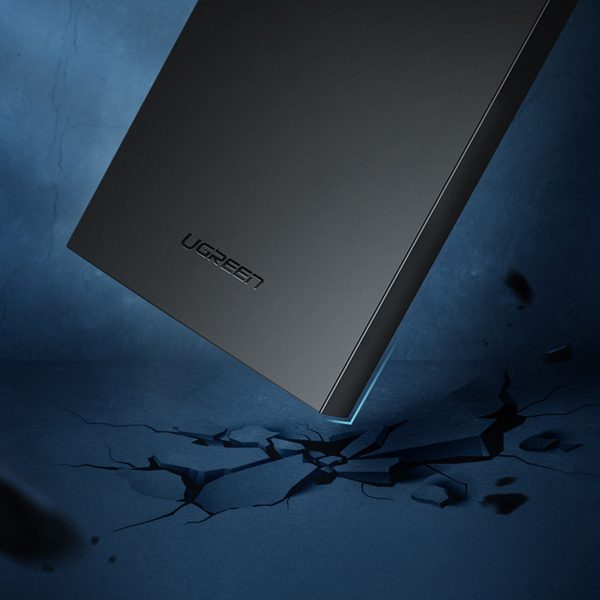 Kabatas apvalks SSD HDD 2.5 '' USB 3.0 SATA melns