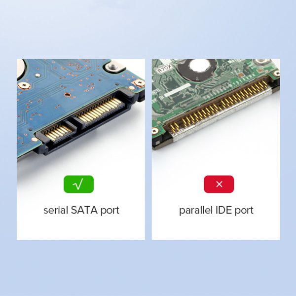 Kabatas apvalks SSD HDD 2.5 '' USB 3.0 SATA melns