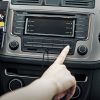 Aux aux kabeļa taisns spraudnis minijack 3,5 mm 1m melns
