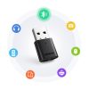 Adaptera raidītāja Bluetooth 5.0 USB-A Black