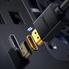 Divu ceļu kabeļa HDMI kabelis - DVI 2M melns