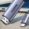 Kabelis Kabelis USB -C adapteris - HDMI 2,1 8K 60Hz 1,5M pelēks