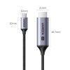 Kabelis Kabelis USB -C adapteris - HDMI 2,1 8K 60Hz 1,5M pelēks
