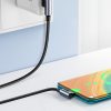 USB -C dusmu kabeļa kabelis - USB 2,0 480MB/s 3A 3m melns