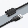 USB 2,0 480MB/s 3m melna kabeļa pagarinājuma kabelis