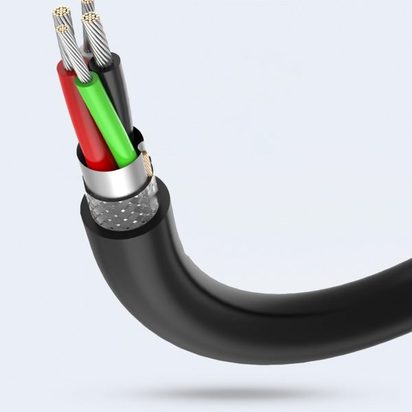 USB 2,0 480MB/s 3m melna kabeļa pagarinājuma kabelis