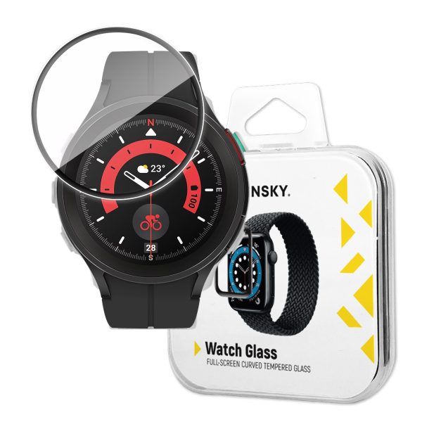 9h rūdīts stikls ar rāmi visam ekrānam Samsung Galaxy Watch 5 Pro 45mm 9h rūdīts stikls ar rāmi visam ekrānam Samsung Galaxy Watch 5 Pro 45mm