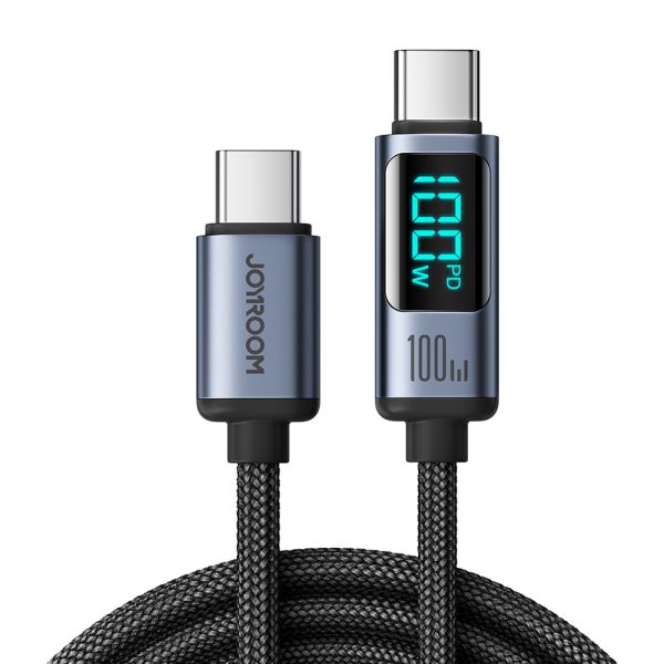 USB-C kabeļa kabelis ar 100W LED displeju 1