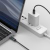 USB-C kabeļa kabelis ar 100W LED displeju 1,2 m melns