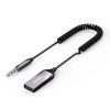 Skaņas uztvērēja audio Bluetooth 5.3 USB Aux Jack Black Cable