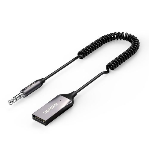 Skaņas uztvērēja audio Bluetooth 5.3 USB Aux Jack Black Cable